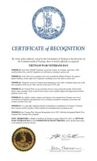 thumbnail of March 29 – Vietnam War Veterans Day